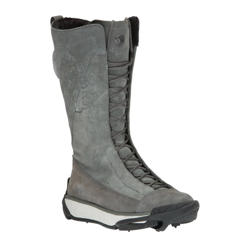 Icebug Idun Light Gray Women’s size 6.5 Winter Boots with removable ice tracks
